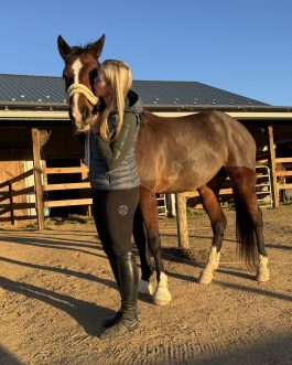 Katie Kissing Horse